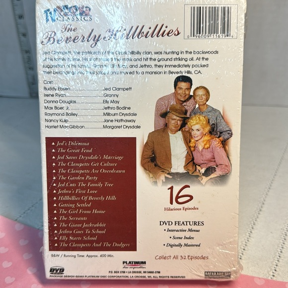 The Beverly Hillbillies 16 Episodes DVD 2-Disc Set * New Sealed - Picture 4 of 6